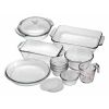 15-Piece Glass Bakeware Food Storage Set