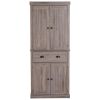 6ft  Kitchen Storage Pantry Drawer Cabinet Wood Grain