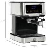 Coffee Latte Cappuccino Espresso Machine with Milk Frother Wand