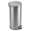 8-Gallon Round Stainless Steel Step Trash Can