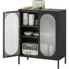 2-Door Buffet Sideboard Accent Table Liquor Cabinet