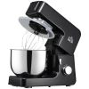 Black Stainless Steel 6 Quart Bowl Tilt 600W Electric Dough Mixer