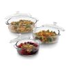 6-Piece Glass Bakeware Casserole Baking Dish Set