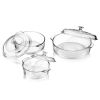 6-Piece Glass Bakeware Casserole Baking Dish Set