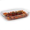 Glass 3-Piece Bakeware Oven Safe Casserole Baking Dish Set