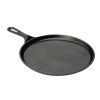 10.5 inch Round Pre-Seasoned Cast Iron Skillet Griddle Frying Pan