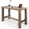 55-inch Counter Height Dining Table Computer Desk