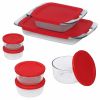14-Piece Glass Bakeware Food Storage Container Set