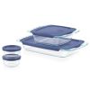 8-Piece Glass Bakeware Food Storage Set