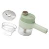 1pc 4 In 1 Handheld Electric Vegetable Chopper-Cutter Set