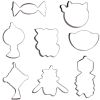 8 Pcs Stainless Steel Cookie Cutters Mold