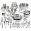 52 Pcs Stainless Steel Cookware and Kitchen Combo Set