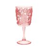 Paisley Plastic Wine Glasses Set