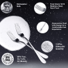 20 Pcs Stainless Steel Spoons and Forks Flatware Sets,