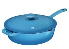 Enameled Silicone Oil Cast Iron 12 Inch Skillet Deep Saute Pan