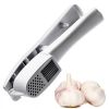 2 in 1 - Aluminium Garlic Press & Ginger Mincer and Slicer
