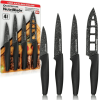 4 Pc Nutriblade Nonstick Kitchen Knife Set
