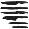 Hecef 6 Pcs Japanese Chef Santoku Kitchen Knife Set