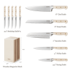 CAROTE 11 PC Stainless Steel Knife Set with Block