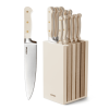 CAROTE 11 PC Stainless Steel Knife Set with Block
