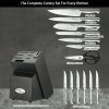 Marco Almond 14-Piece Stainless Steel Kitchen Knife Set
