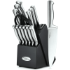 Marco Almond 14-Piece Stainless Steel Kitchen Knife Set