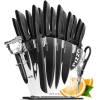 Home Hero - 16 Pcs Stainless Steel Kitchen Knife & Steak Knife Set