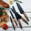 Hecef 5 PCS Kitchen Knife Set