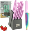 Hecef 14-Piece Kitchen Knife Set