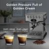 20 bar Espresso Machine With Milk Frother For Latte