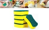 12pcs Kitchen Cleaning Scrub Sponge