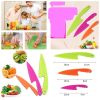 Set of 3 Plastic Kitchen Knife for Kids