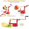 3 In 1 Manual Rotation Potato, Apple Peeler