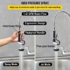VEVOR Commercial Wall Mount Kitchen Faucet with Pre-Rinse Sprayer