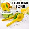 2-In-1 Metal Lemon Lime Squeezer - Hand Juicer