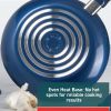 14-Piece Ceramic Non-Stick Cookware Set, Blue