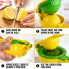 2-In-1 Metal Lemon Lime Squeezer - Hand Juicer