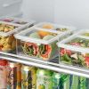 Set of 3 Clear Box Food Storage Containers