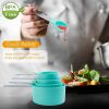 8Pcs Plastic Kitchen Measuring Cups.