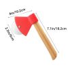 1pc Pizza Hob; Axe Bamboo Handle Baking Cutter