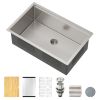 30 x 19 Inch Stainless Steel Workstation Undermount Kitchen Sink