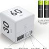1pc Cube Timer; Gravity Flip Kitchen Timer