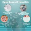 Pack of 100 Poly Storage Bags with Hang Hole