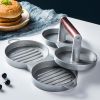 1 Set Of Aluminum Alloy Burger Machine