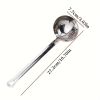 1pc 2 In 1 Stainless Steel Soup Spoon