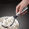 Rice Paddle; Silicone Standing Rice Spoon;