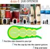 4 In 1 Can Opener, Multi-functional Jar Opener