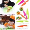 Set of 3 Plastic Kitchen Knife for Kids