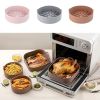 1pc Round Air Fryer Silicone Pot Baking Mat
