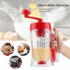 Handheld Manual Pancake Batter Mixer Dispenser